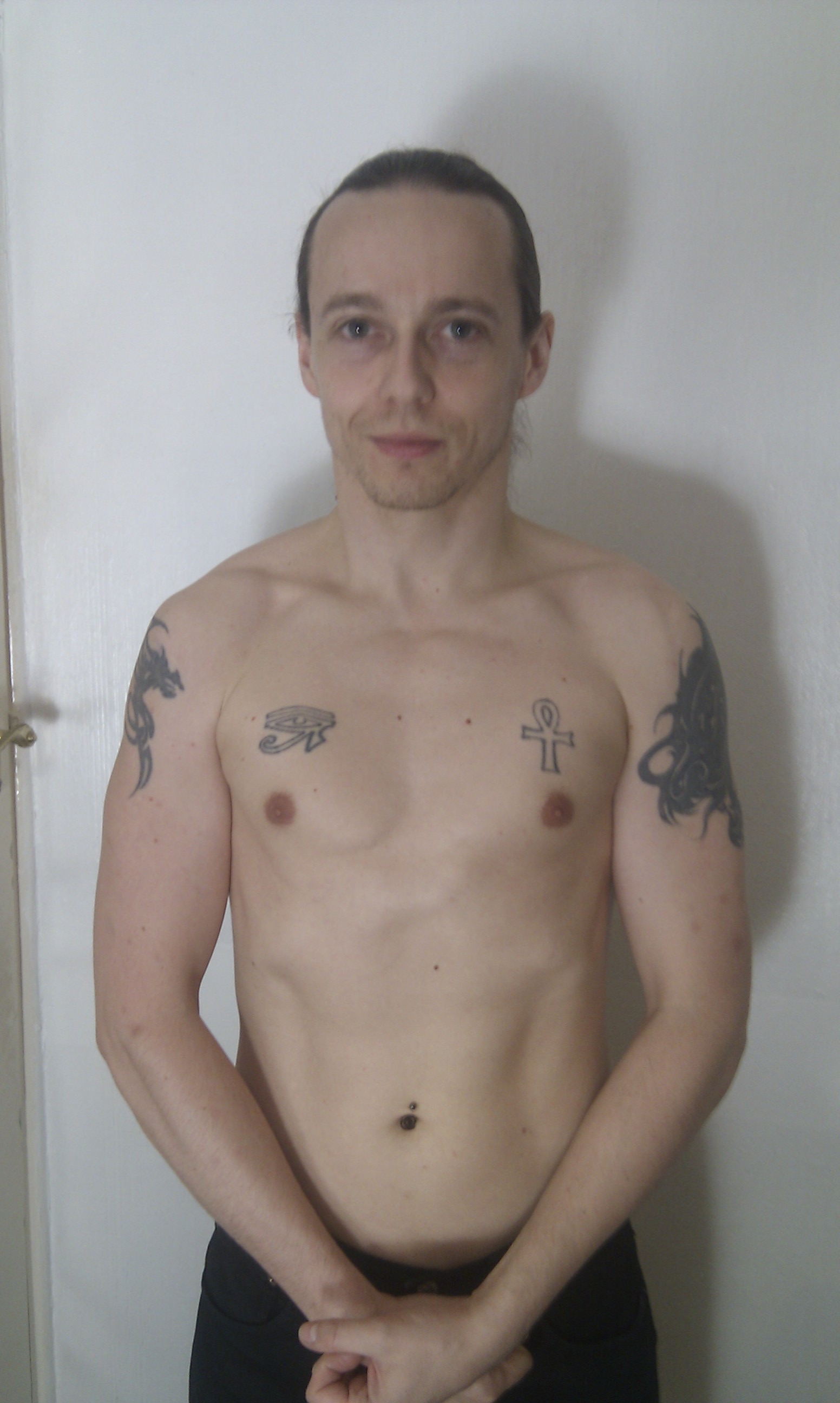 Front, tensed